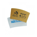 Eco friendly cold drink hot drink cardboard paper hand protection cup sleeve printing